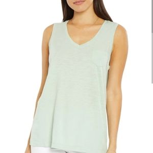 NYDJ Sleeveless Pocket T-Shirt